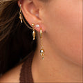 Golden Jellyfish Earrings