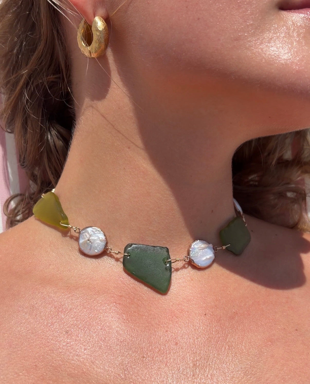 Coastal Sea Glass Choker