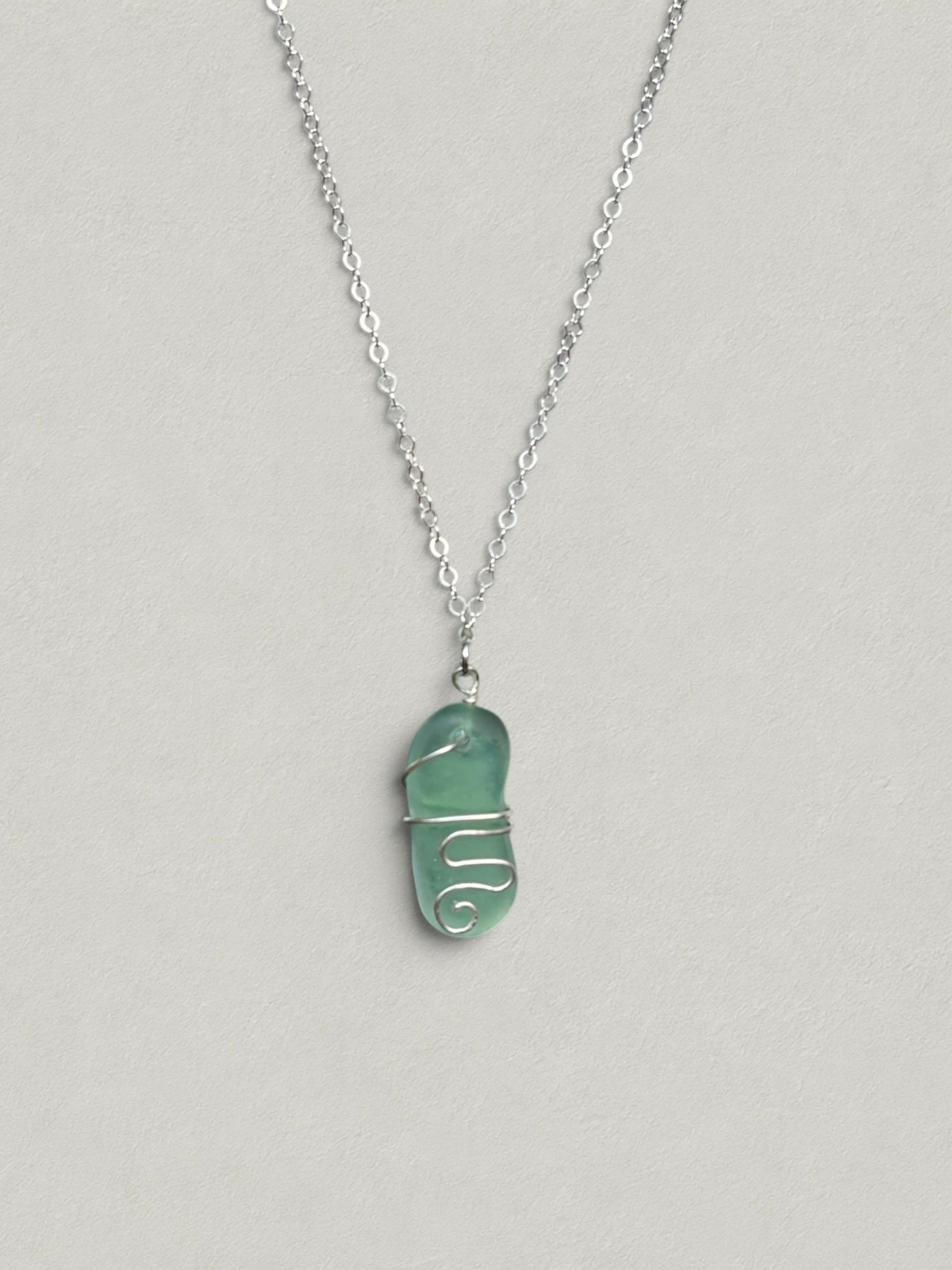 Ocean Mist Sea Glass Necklace