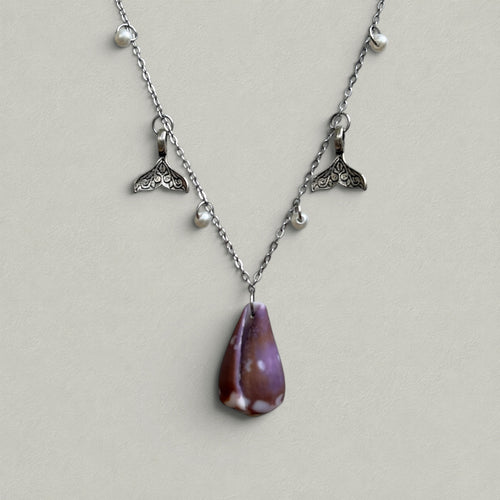 Drift Pearl Whale Necklace