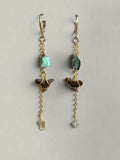 Mermaid Shark Tooth Earrings - Seafoam Tide
