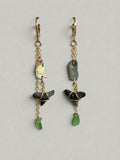 Mermaid Shark Tooth Earrings — Emerald Tide