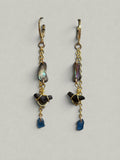 Mermaid Shark Tooth Earrings — Midnight Tide