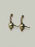 Golden Manta Studs