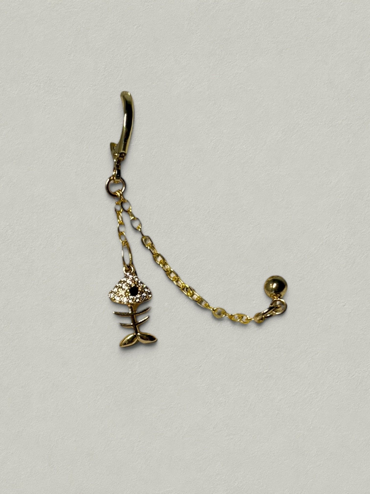 Fishbone Chain Cartilage Earring