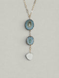 Blue Tide Sea Glass Necklace