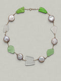 Saltwater Pearl Seaglass Choker