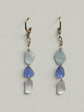 Blue Horizon Sea Glass Earrings
