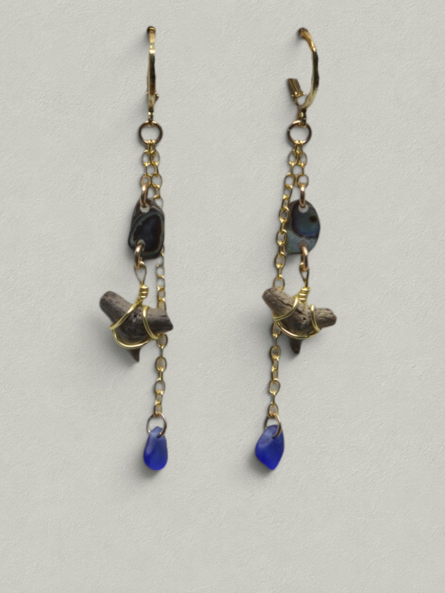 Midnight Tide Shark Tooth Dangles