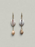 Coastal Cowrie Shell Earrings