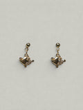 Golden Pufferfish Studs